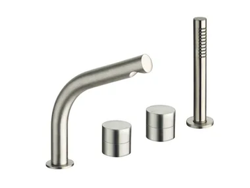 SX CRISX124 - Deck mounted Recessed bathtub tap with hand shower by CRISTINA Rubinetterie - view 2